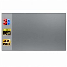 Goiaey 휴대용 100인치 프로젝터 스크린 야외 프로젝션 스크린 16:9 HD 영화 홈 시어터용 주름 방지 169170