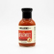 소스 밀러 핫 스위트 핫소스 266g 식자재 식료품 가품 수입식품 수입식재료 수입식자재 핫소스 피자 스, 1개
