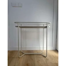 IKEA絕版品 Kryddpeppa 盆栽架 落地式花盆架 室內/戶外用 邊桌 置物架, 米色66x29x65cm單件出