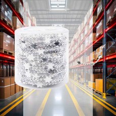 롤체인줄 은색 플라스틱 1개입 핸드백줄 공방재료 교체용체인줄 트리꾸미기재료 가방체인줄 목걸이체인줄