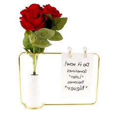 메모지 꽂이 화병 디자인 골드 20611PC 1(ea)