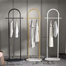 스탠드 이동식 행거 아치형 현관 드레스룸인테리어 철제 행거, 금색