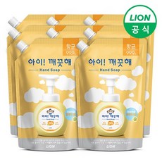 아이깨끗해 폼 핸드워시 대용량 600ml 스파우트순/레몬 8개, 1. 순 600ml 8개