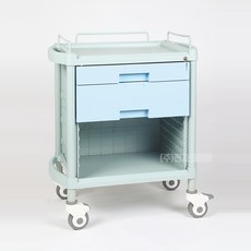 서랍 드레싱카트 2칸 잠금장치 YDS-204 병원트롤리 의료용카트, 1개