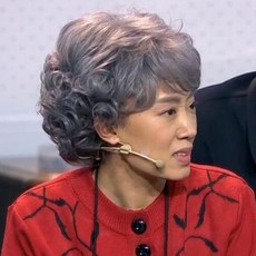 高檔奶奶假髮女士花白短捲髮，舞臺表演道具年會活動搞笑老太太假髮, 黑色+白色2：8【送髮網夾子】, 1個
