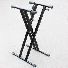 전자 피아노 거치대 스탠드 받침대 키보드 건반 신디사이저 X형 접이식, B. 업그레이드 버전, 1개