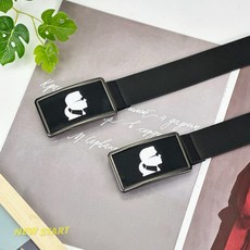 Karl Lagerfeld 方框側臉卡爾 皮帶