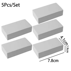 EVA 스펀지 방진 패드 벽 바닥 보호자 자가 접착 소음 범퍼 완충 액세서리, 03 5pcs, 01 white-1.9cm