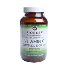 PIONEER 維生素C複合物素食錠 1000mg, 120顆, 1罐