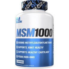 EVLUTIONNUTRITION MSM 1000 素食膠囊, 1個, 60入