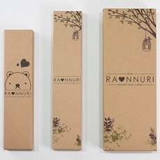 퍼니셜 이름각인 수저 포크 젓가락 생일선물 네임수저 심플II, 선물상자 [수저 1벌용], 선물상자, 1개