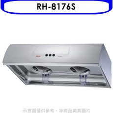 Rinnai 林內 RH-8176S 雙渦輪增壓抽油煙機, 上門安裝