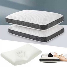높이조절기능성메모리폼 숙면 목편한 기능성베개, 빵베개-워터큐브 60x38x12cm, 빵베개-워터큐브 60x38x12cm