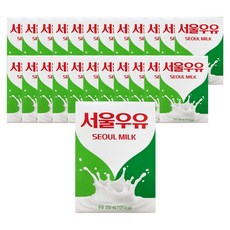 서울우유 멸균 흰우유, 190ml, 24개