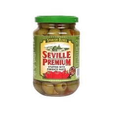 그린 Seville 올리브 360g 그린올리브 올리브홀 토핑 shi+32772KT, 1