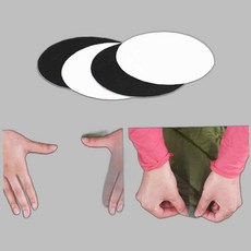 초강력 1개 의류 텐트수선 원형 테이프 아웃도어 블랙, 본상품