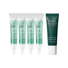 VT 브이티 PDRN 리들샷 아이크림 리필 15ml x4 + 세라퓸 선크림 10g