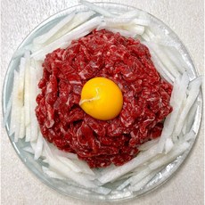 [당일작업] 1등급 육회 냉장 소고기 신선육 당일발송 육회용고기 생고기 설도 우둔살, 300g, 1개