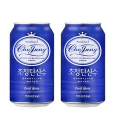 초정탄산수 플레인, 350ml, 24개