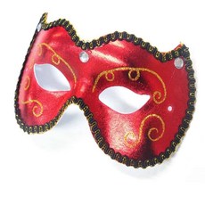 코스튬가면 눈가면 가면 파티마스크 2 고양이 레드 chl+43573YJ