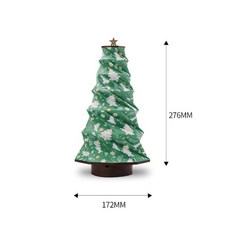創意聖誕樹造型小夜燈 氛圍裝飾台燈, 1個, 新款小号绿,2.5w