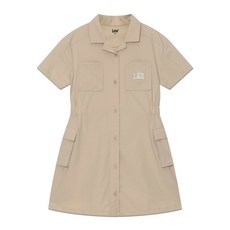 LEE 리 KIDS 카고 포켓 카라 원피스 베이지 LK2502OP72BE 27L163 27L315