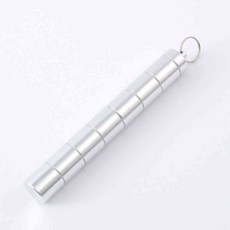 [GE가은스토어] 스텐 알약통 휴대용 여행 약보관 케이스 일주일 약통 약케이스 미니약통 비타민통, 스테인레스약통