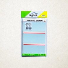 새한 보호 견출지 NO.405 적색 87x38mm 라벨 스티커 1개입