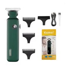 새로운 디자인 충전식 헤어 클리퍼 케메이 KM-5098 USB 미니 전문가용 수염 트리머 및 남성용, 5098-with box