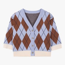 6층 밀리밤 399 아가일 가디건 MLCK25W61