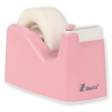 落漆小姐67choice 韓國製 ZTR ZzalRio兒童安全膠台 智能迷你膠帶台, 粉色, 1個