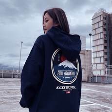 XCTRL 富士不盡山帽T-丈青, M