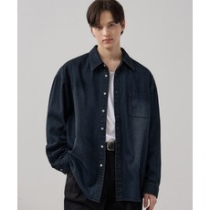 매장정품 드로우핏 DRAW FIT 워시드 데님 셔츠 [VINTAGE BLUE] DFDN5107VBL 103425