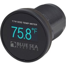 해양 RV 등을 위한 블루 씨 시스템 미니 OLED 미터, Temperature Monitor_Blue, 1개