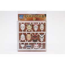 日本【M.I.C. PRIPRA】PURIPURA 1/12 模型用日本面具組裝日系能劇風格模型面具, 1個