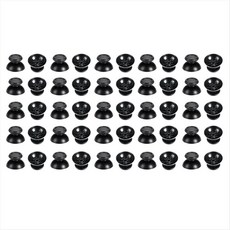 50pcs 교체 3D 아날로그 조이스틱 엄지 손가락 PS5 컨트롤러 용 - 고 정밀 버섯 캡 게임 패드 썸 스틱, 검은색