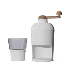 萬事屋手搖刨冰機 DIY刨冰簡單安心 酷暑必備輕鬆製冰, 白色, 1個