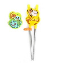 릴팡 포켓몬스터 체인지 교정용 스텐젓가락 2단계, 혼합 색상, 1개