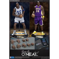 ENTERBAY NBA 湖人隊 魔術隊 1/6比例 Shaquille O'Neal 俠客 歐尼爾 雙素體版, 1個, 無缺損
