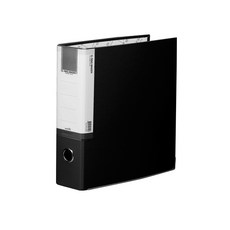 A4 합지 9CM 3공 D링 바인더 BR937, 흑색, 1개