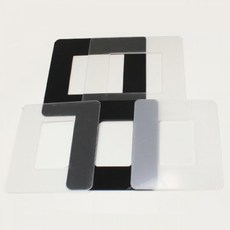 빠띠라인 대형 소형 아크릴 스위치 커버 5종택1, 대형 블랙