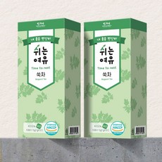 [본사직영] 쉬는여유 100% 국산 쑥차 생분해 삼각티백 15티백, 1g, 15개입, 3개