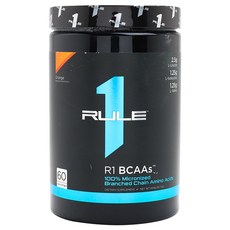 RULE1 BCAAs支鏈胺基酸粉 柳橙口味, 1個, 444克