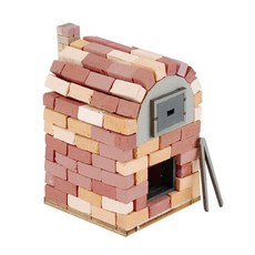 화덕 벽돌 입체퍼즐 영공방 목재 미니 42724pc 1(pc), 1개