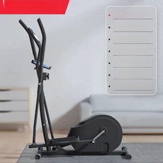 접이식 일립티컬머신 유산소 무설치 걷기 제자리 스태퍼 클라이머 전신, 블랙, 기본 모델명/품번