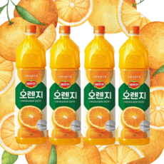 롯데 델몬트 오렌지 주스 1.5L x4펫 낱개, 4개