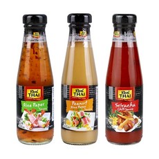 [리얼타이] 소스3종세트 월남쌈용소스200ml+피넛소스185ml+스리라차칠리180ml, 1세트, 180ml