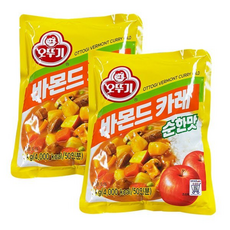오뚜기 바몬드카레 순한맛, 1kg, 2개