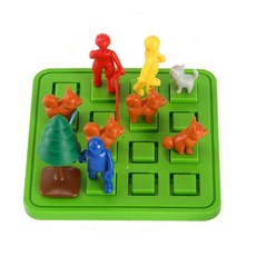 강아지산책놀이 어린이 1인 브레인 보드게임 관찰력 초등학생 기억력 단체게임, 1개