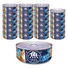 이나바 고양이 생선가득캔, 혼합맛(참치/가다랑어/치어), 60g, 24개